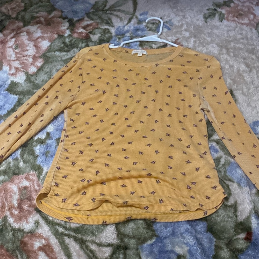 It’s yellow